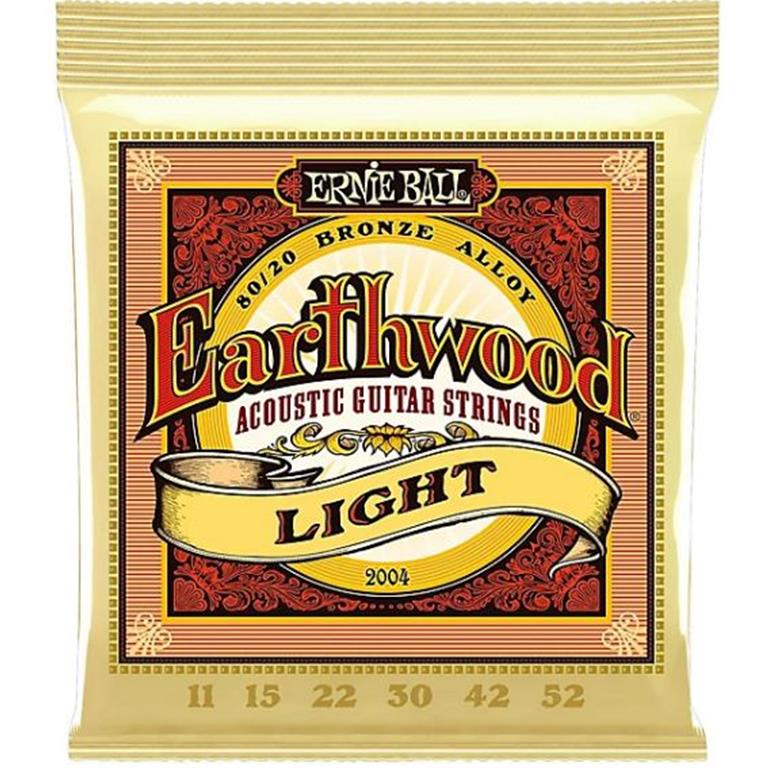 Ernie Ball EB2004 Earthwood 80/20 Bronze Light String Set