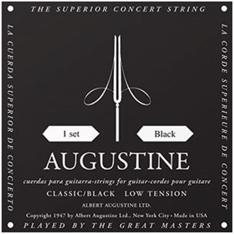 Augustine AUGBLKSET Nylon Guitar Set