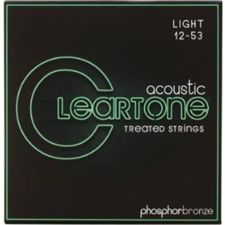 Cleartone Strings 7412 Phosphor Bronze Acoustic Guitar Strings - Light 12-53