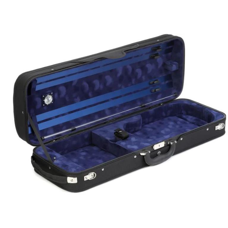 Eastman CA1914BLU Oblong Adjustable Viola Case - Blue