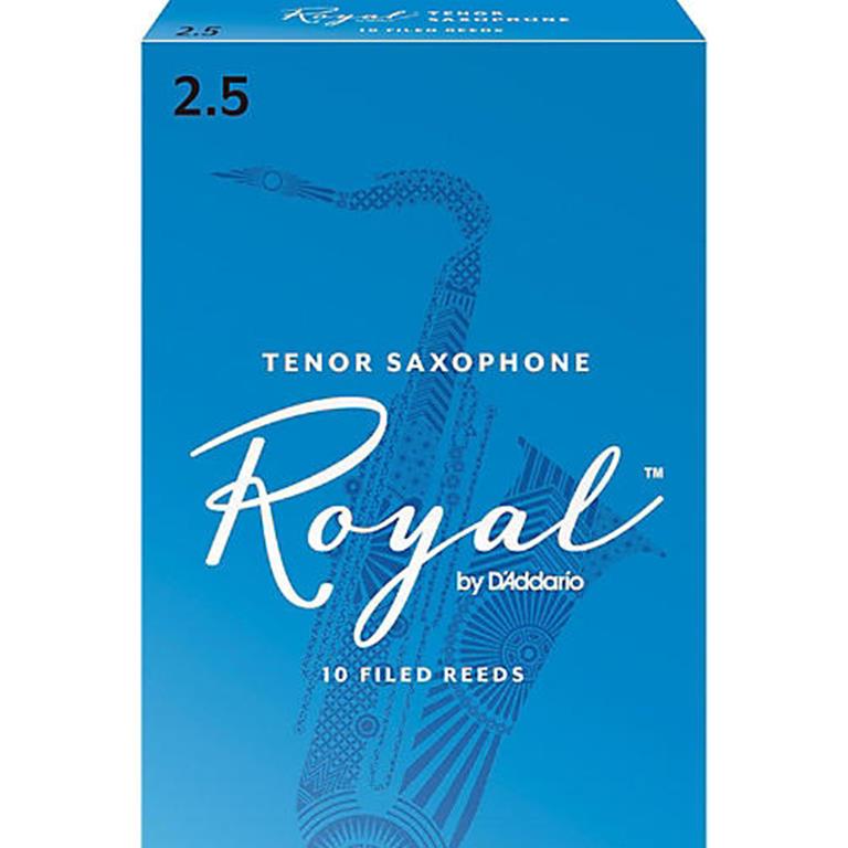 Rico RKB1025 Royal Tenor Sax Reeds #2.5: 10-Pack