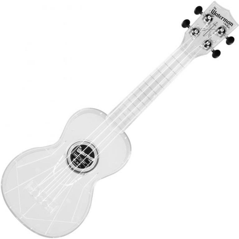 Kala KA-SWT Transparent Ice Soprano Waterman Ukulele