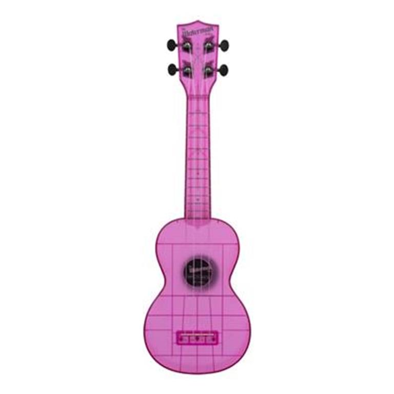 Kala KA-WMT-PL-S Waterman Soprano Ukulele - Amethyst Purple - Transparent