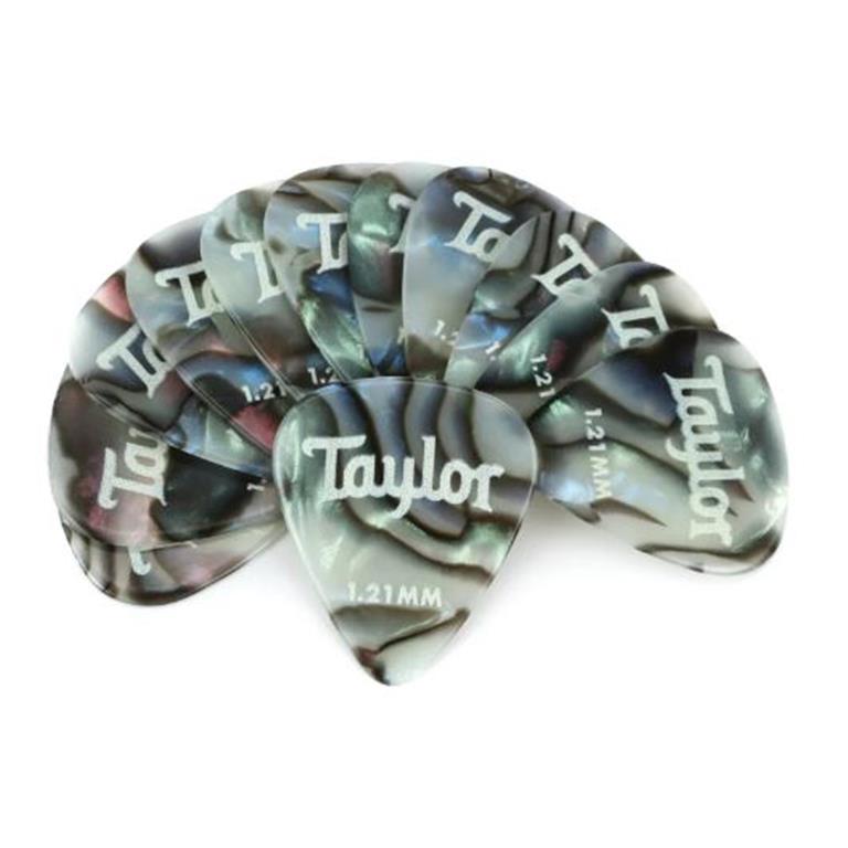 Taylor 80737 Celluloid 1.21mm Picks, 12-Pack