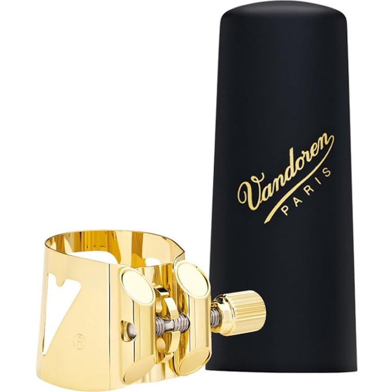 Vandoren LC09P Bari Sax Gold-Gilded Ligature