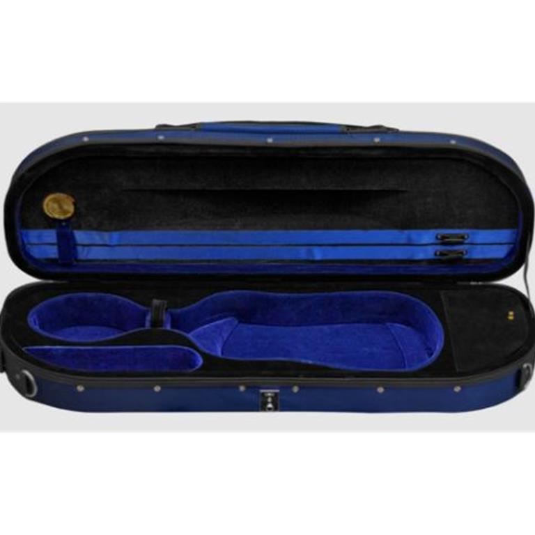 Penrose Strings CVN4100-N Violin Case with Navy Exterior and Black/Navy Interior