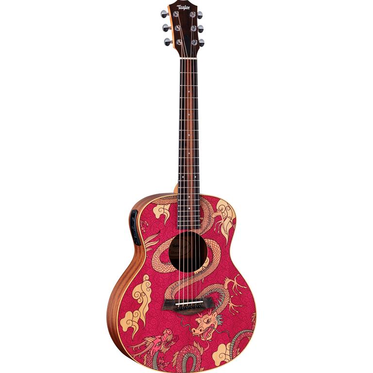 Taylor GS-MINI-E-DRAGON Special Edition "Year of the Dragon" Accoustic Electric Guitar