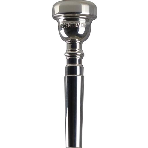 351-1C Mouthpiece, Trumpet, Bach Silver Plate, 1C Cup: Medium; Cup Diameter: 17.00mm