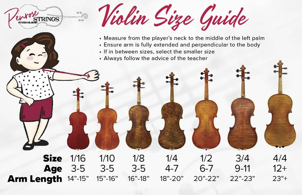 Violin Size Chart